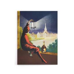 "Artery8 Benedictine Wine Vintage Advert Canvas Wall Art Print Cappiello - Size: W18"" x H24""" - thumbnail 1
