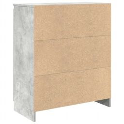 Berkfield Home Sideboard with Drawer Concrete Grey 71x35x84 cm Engineered Wood - Size: 71 x 35 x 84 cm - thumbnail 8