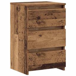 Berkfield Home Elegant Bedside Cabinets 2 pcs Old Wood 40x35x62.5 cm Engineered Wood in Brown - thumbnail 3