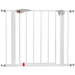Crystals Home Baby Safety Gate Pet Dog Barrier Stair Doorway Guard 70x76cm in White - Size: 70x76 cm - thumbnail 1