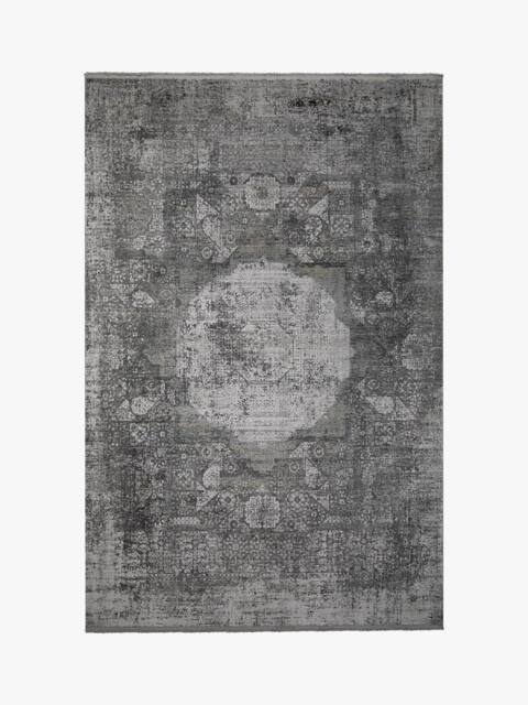 Gooch Luxury Rugs Toros Mamluk Distressed Area Rug in Metallic Silver - Size: 230 cm x 160 cm - image 1