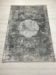 Gooch Luxury Rugs Toros Mamluk Distressed Area Rug in Metallic Silver - Size: 230 cm x 160 cm - thumbnail 4