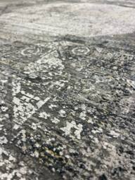 Gooch Luxury Rugs Toros Mamluk Distressed Area Rug in Metallic Silver - Size: 230 cm x 160 cm - thumbnail 3