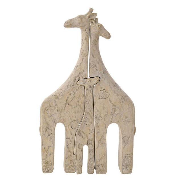 Naturecraft Nesting Family of Giraffes in Off-White - image 1