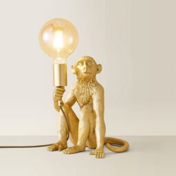 ValueLights George Monkey Gold Table Lamp - thumbnail 6