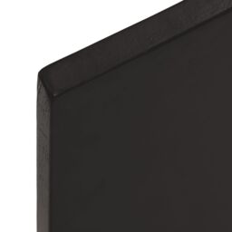 Berkfield Home Basin Shelf Wall Mounted Steel & Solid Wood Oak in Brown - thumbnail 9