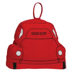 Orsina Red Fabric Car Door Stop