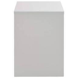 Berkfield Home Dressing Table with Mirror & Stool Grey 104x45x131 cm - Size: 104 x 45 x 131 cm - thumbnail 7