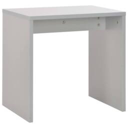 Berkfield Home Dressing Table with Mirror & Stool Grey 104x45x131 cm - Size: 104 x 45 x 131 cm - thumbnail 8