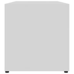 Berkfield Home TV Cabinet White 80x34x36 cm Engineered Wood - Size: 80 x 34 x 36 cm - thumbnail 8