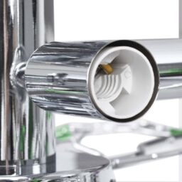 Berkfield Home Ceiling Lamp with Acrylic Crystal Leaf Arms for 5 E14 Bulbs Green - thumbnail 5