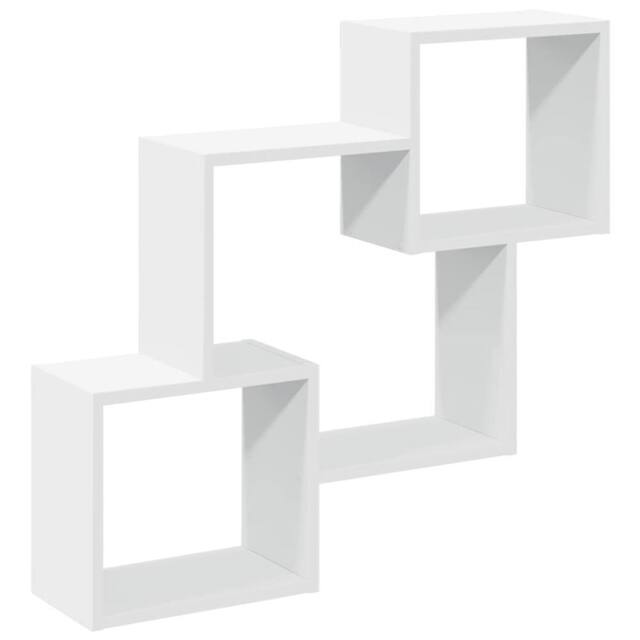 Berkfield Home Wall Cabinet 78x18x71 cm White Engineered Wood - Size: 78 x 18 x 71 cm - image 1