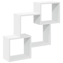 Berkfield Home Wall Cabinet 78x18x71 cm White Engineered Wood - Size: 78 x 18 x 71 cm - thumbnail 1