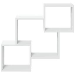 Berkfield Home Wall Cabinet 78x18x71 cm White Engineered Wood - Size: 78 x 18 x 71 cm - thumbnail 4