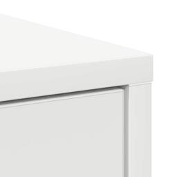 Berkfield Home Sideboard with Drawers & Doors White 70.5x34x74.5 cm - thumbnail 9