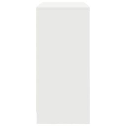 Berkfield Home Sideboard with Drawers & Doors White 70.5x34x74.5 cm - thumbnail 7