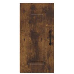 Berkfield Home Kitchen Wall Cabinet Kalmar Smoked Oak Engineered Wood in Brown - thumbnail 4