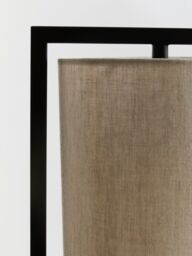 Orsina Metal Table Lamp, Minimalist & Elegant Table Lamp for Modern Homes, Grey Shade Modern Table Lamp, Table Lamp in Black - thumbnail 6