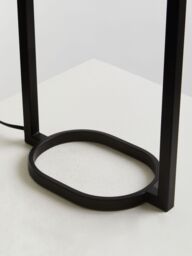 Orsina Metal Table Lamp, Minimalist & Elegant Table Lamp for Modern Homes, Grey Shade Modern Table Lamp, Table Lamp in Black - thumbnail 5