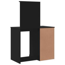 Berkfield Home Beautiful Dressing Table with LED Lights Black 90x42x132.5 cm - thumbnail 7