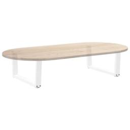 Berkfield Home Dining Table Legs V-Shape 2 pcs White 70x(30-31.3) cm Steel - thumbnail 8
