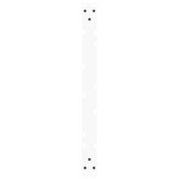 Berkfield Home Dining Table Legs V-Shape 2 pcs White 70x(30-31.3) cm Steel - thumbnail 7