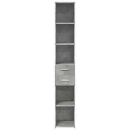 Berkfield Home Highboard Concrete Grey 30x42.5x185 cm Engineered Wood - thumbnail 4