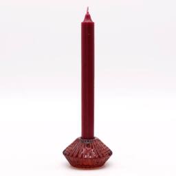 Serenityy Flower Flip Dinner Candle Tealight Holder - Vampire Red - thumbnail 2