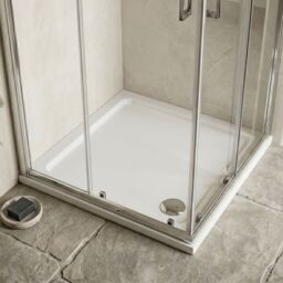 Balterley Premium Square Shower Tray - 900mm - White - thumbnail 9