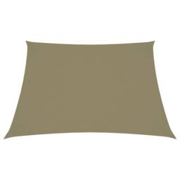 Berkfield Home Sunshade Sail Oxford Fabric Trapezium 2/4x3 m Beige - thumbnail 1