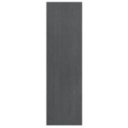 Berkfield Home Beautiful Book Cabinet/Room Divider Grey 40x30x103.5 cm Solid Pinewood - thumbnail 6