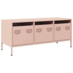 Berkfield Home TV Cabinet Pink 101.5x39x43.5 cm Cold-rolled Steel