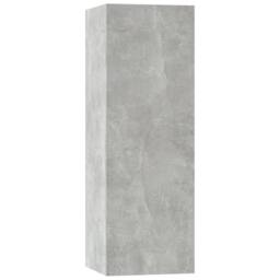 Berkfield Home 5 Piece TV Cabinet Set Concrete Grey Engineered Wood - thumbnail 9