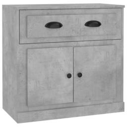 Berkfield Home Sideboards 2 pcs Concrete Grey Engineered Wood - thumbnail 7