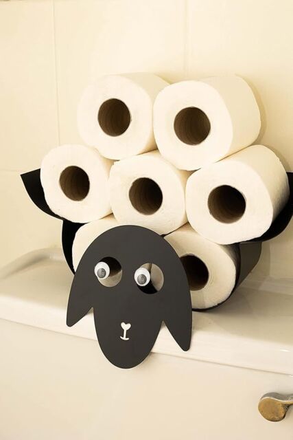 Marco Paul Black Sheep Toilet Roll Storage Toilet Roll Holder - image 1
