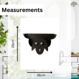 Marco Paul Black Sheep Toilet Roll Storage Toilet Roll Holder - thumbnail 2