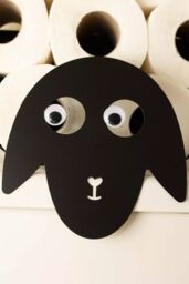 Marco Paul Black Sheep Toilet Roll Storage Toilet Roll Holder - thumbnail 5
