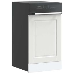 Berkfield Home Dishwasher Panel Porto White 45x1, 5x67 cm Engineered Wood - thumbnail 1