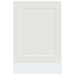 Berkfield Home Dishwasher Panel Porto White 45x1, 5x67 cm Engineered Wood - thumbnail 4