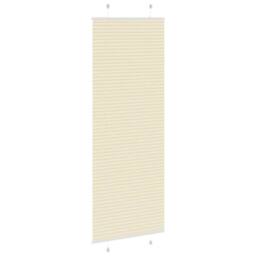 Berkfield Home Pleated Blind Cream 70x200 cm Fabric Width 69.4 cm Polyester - thumbnail 4