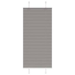 Berkfield Home Pleated Blind Anthracite 55x150 cm Fabric Width 54.4 cm Polyester in Grey - thumbnail 2