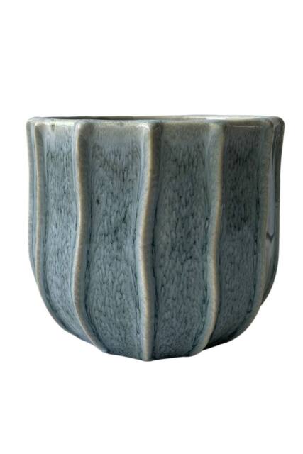 KDMD Blue Grey Hortus Porto Pot 21x18cm - Size: 21x18 cm - image 1