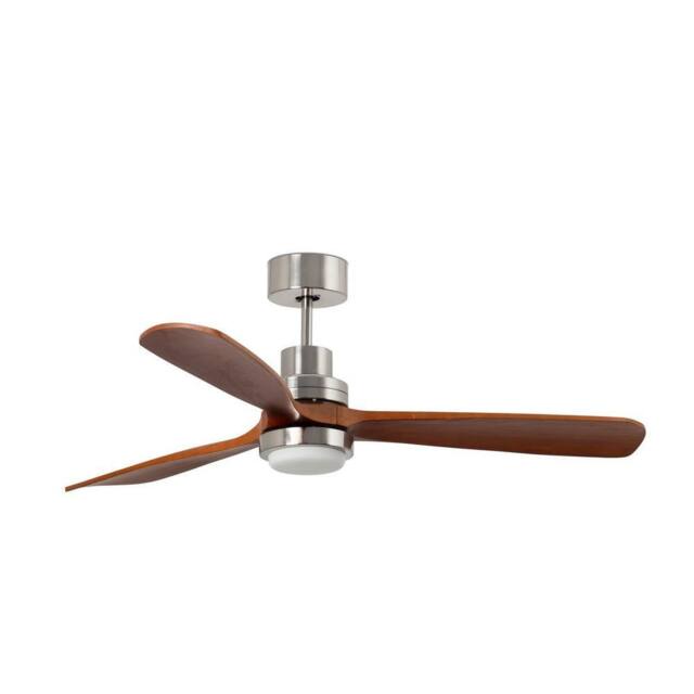 Netlighting Lantau Extra Large 3000K Led Matt Nickel DC Ceiling Fan 6 Speed in Grey - image 1