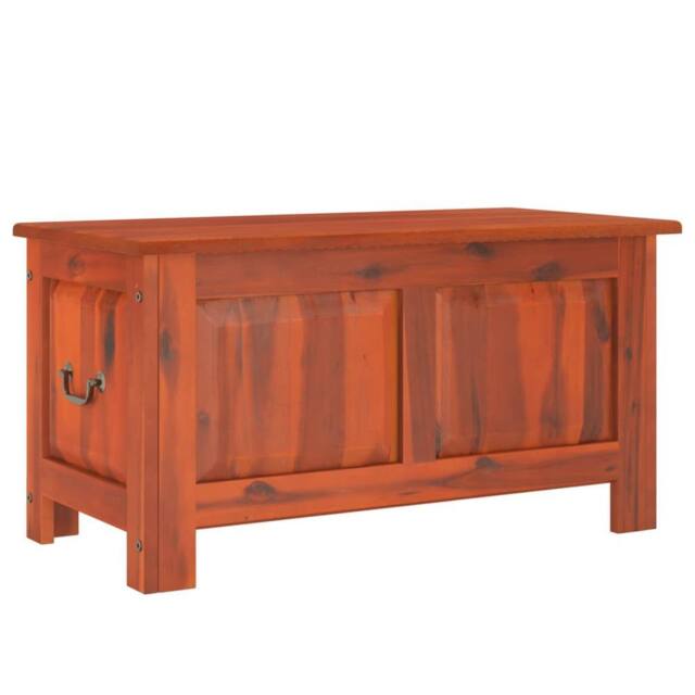 Berkfield Home Storage Chest with Lid Brown Solid Wood Acacia - image 1