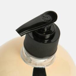 OHS 2 Pack Bow Bauble Pump Dispenser Bottles Refillable Containers in Black - thumbnail 3