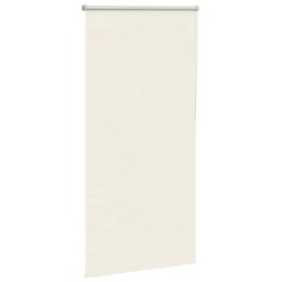 Berkfield Home Roller Blind Blackout Off-White 65x150 cm Fabric Width 60.7 cm Polyester in White - thumbnail 3
