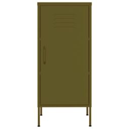 Berkfield Home Storage Cabinet Olive Green 42.5x35x101.5 cm Steel - thumbnail 3