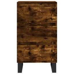 Berkfield Home Sideboard Smoked Oak 40x35x70 cm Engineered Wood in Brown - Size: 40 x 35 x 70 cm - thumbnail 5