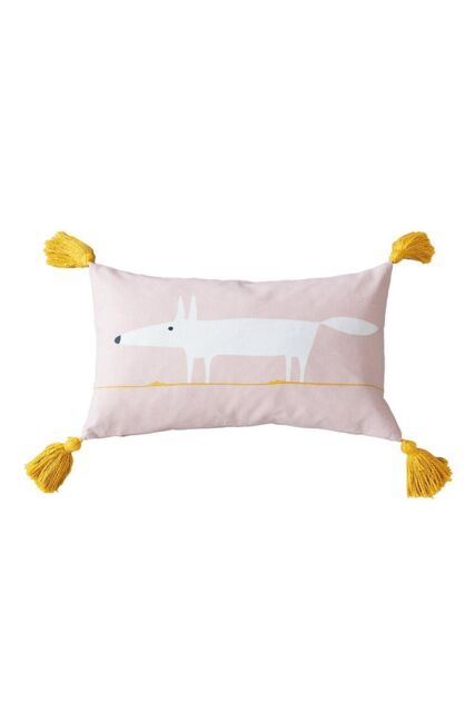 Scion 'Mr Fox Cotton' Cushion in Pink - Size: 30 cm x 50 cm - image 1