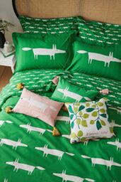 Scion 'Mr Fox Cotton' Cushion in Pink - Size: 30 cm x 50 cm - thumbnail 3